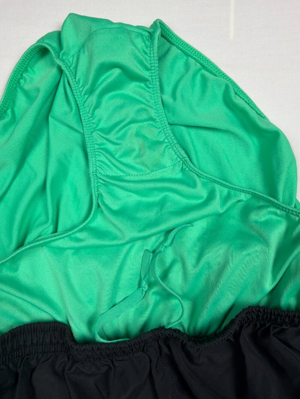 Nike Dri-FIT Running Shorts Womens Large Blue Black Lined Athletic Workout - Picture 12 of 12